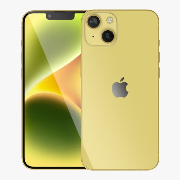 modelo 3d Apple iPhone 14 Plus Yellow - TurboSquid 2038259