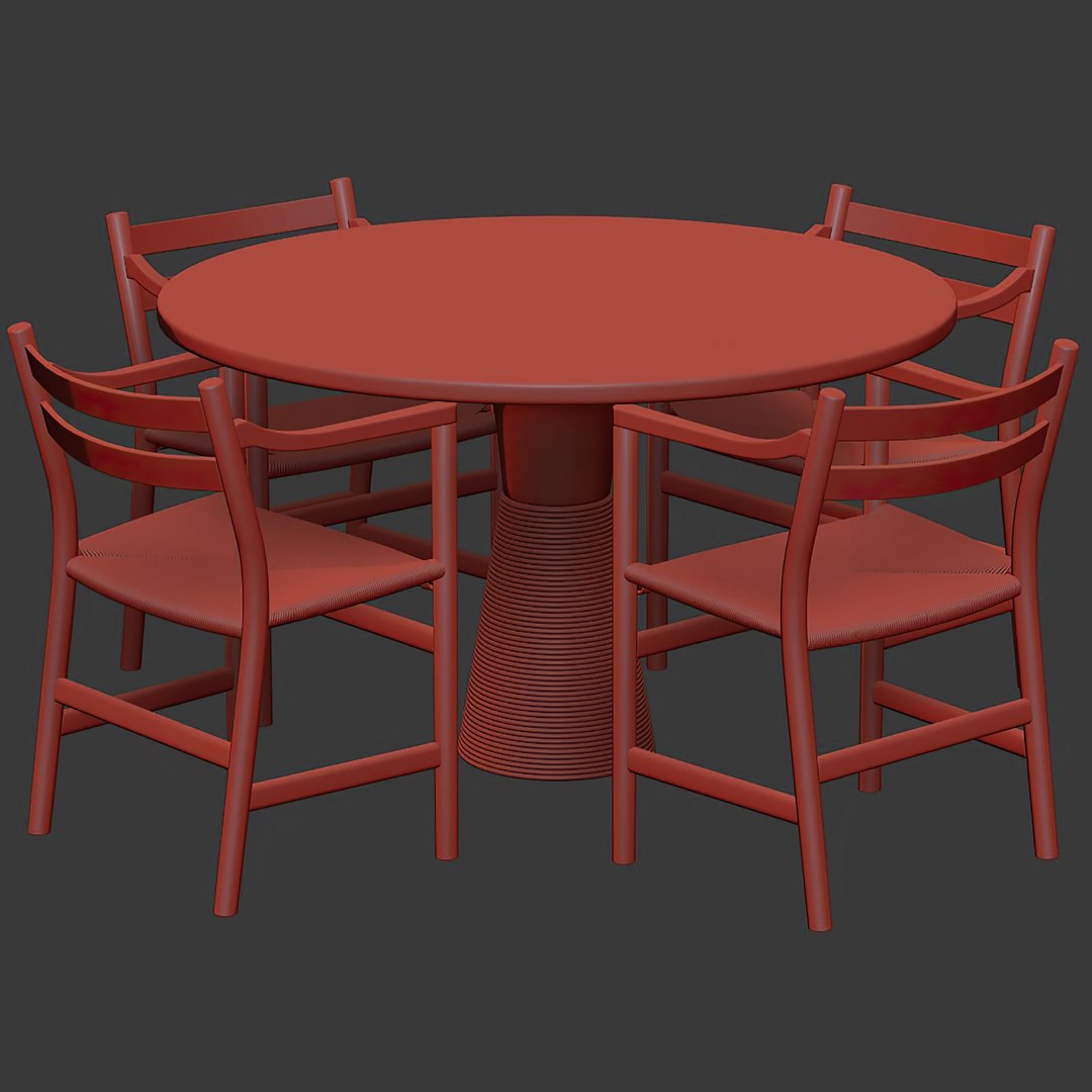 3D Carl Hansen Furniture Set V15 Model - TurboSquid 1861401