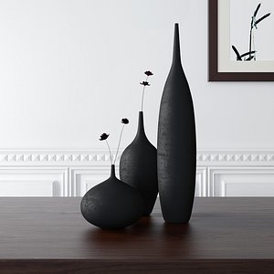 3d model vases sara paloma