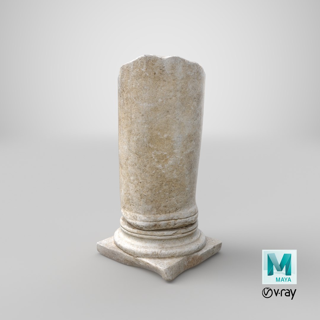 3D medieval stone column piece model https://p.turbosquid.com/ts-thumb/gj/aqaSGZ/nZmJHZLI/stemcell_maya_vray_render/png/1584102577/1920x1080/fit_q87/637be689337aa87cbe61d3104da879c868975185/stemcell_maya_vray_render.jpg