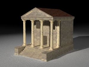 ancient roman temple max