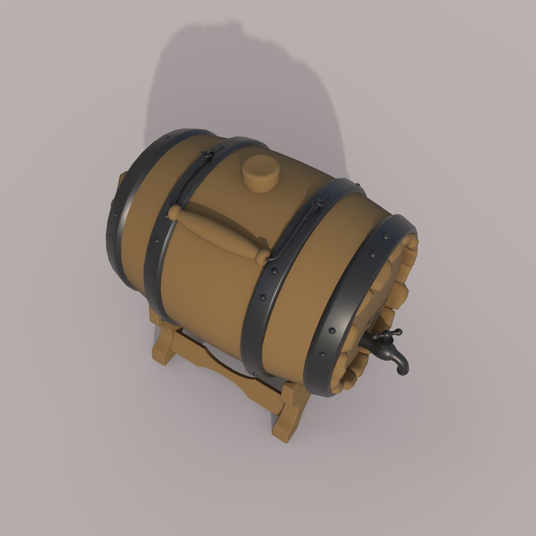 3D Barrel model https://p.turbosquid.com/ts-thumb/gj/nOVxrP/2w/z0505/jpg/1719080807/1920x1080/fit_q87/da6648acfc2277e5fd085ddbbb55fdd502a7089b/z0505.jpg