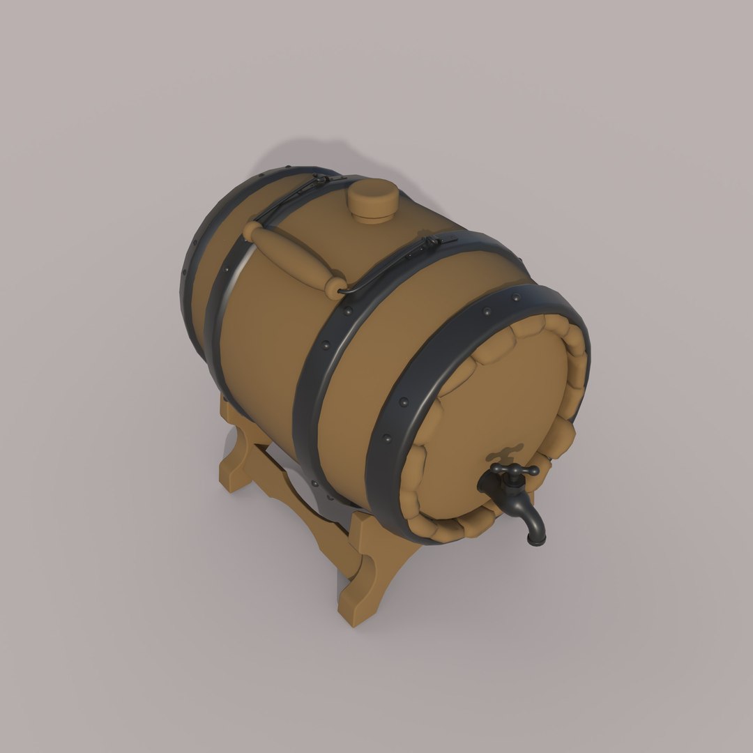 3D Barrel model https://p.turbosquid.com/ts-thumb/gj/nOVxrP/EO/z0202/jpg/1719080805/1920x1080/fit_q87/5b426f74282204c0b469612fb97b49035c9d0b7c/z0202.jpg