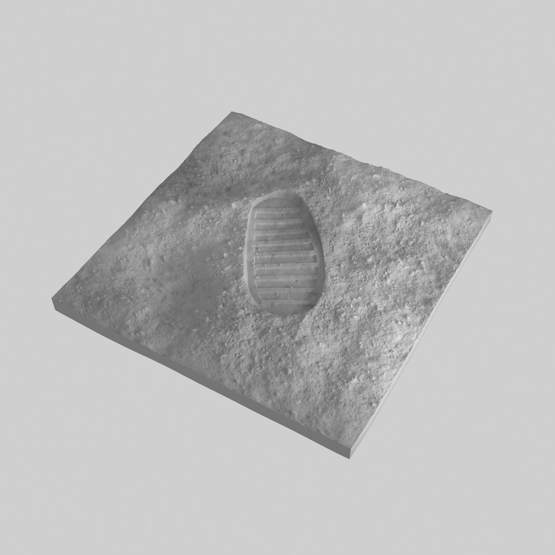 Moon Boot Bootprint 3D Model - TurboSquid 1247806