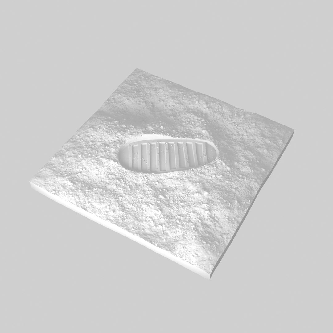 Moon Boot Bootprint 3D Model - TurboSquid 1247806