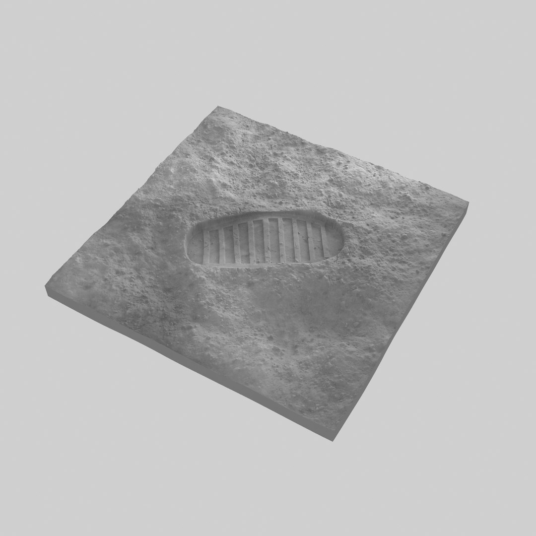 Moon Boot Bootprint 3D Model - TurboSquid 1247806