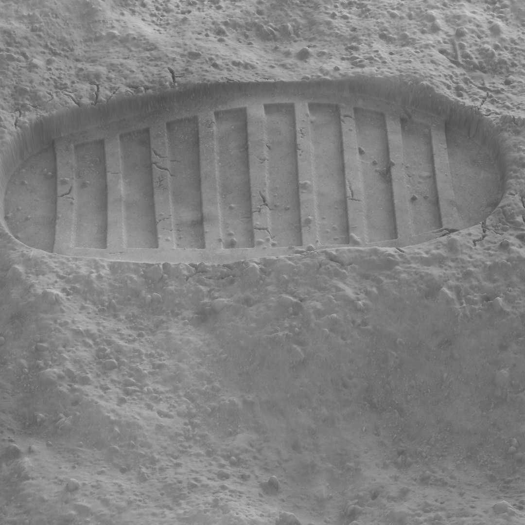 Moon Boot Bootprint 3D Model - TurboSquid 1247806