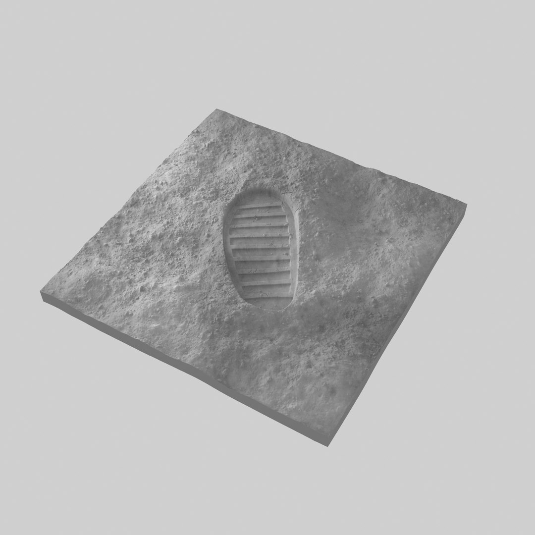 Moon Boot Bootprint 3D Model - TurboSquid 1247806