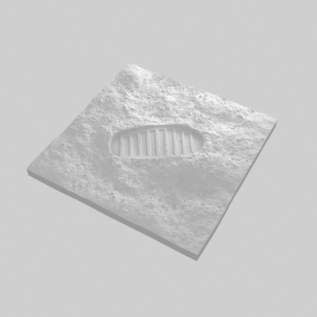 Moon Boot Bootprint 3D Model - TurboSquid 1247806