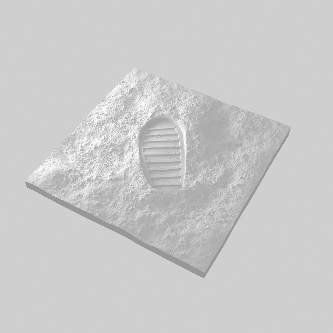 Moon Boot Bootprint 3D Model - TurboSquid 1247806