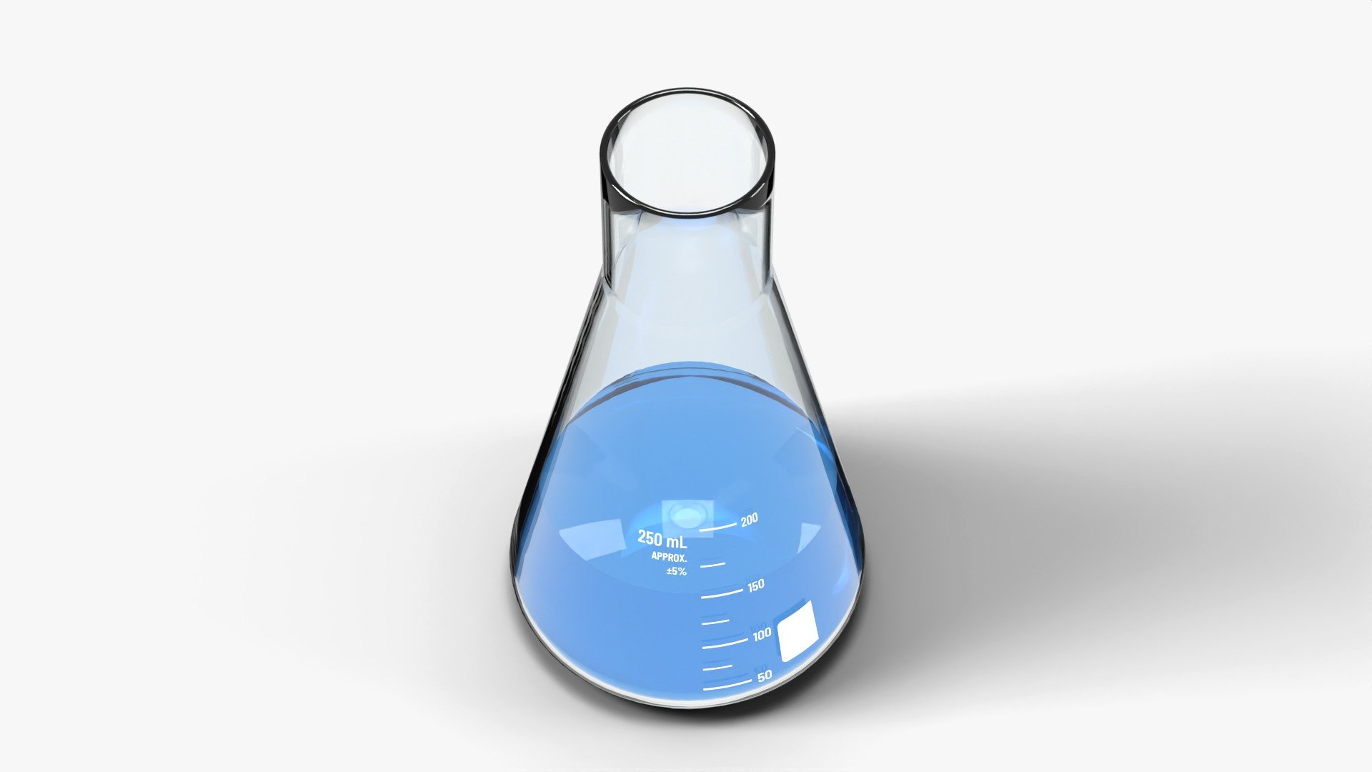 Erlenmeyer Conical Flask 250 ml - Laboratory Glassware 3D https://p.turbosquid.com/ts-thumb/gj/pruoAB/RJ/shot3/jpg/1792241503/1920x1080/fit_q87/7a5470cd1539bbbe2d1bc6209f0f019206a3178e/shot3.jpg