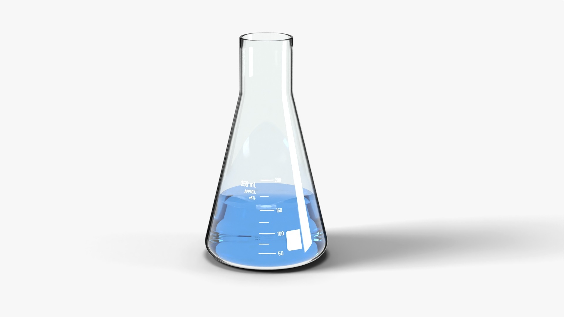 Erlenmeyer Conical Flask 250 ml - Laboratory Glassware 3D https://p.turbosquid.com/ts-thumb/gj/pruoAB/WK/tt/jpg/1792241506/1920x1080/turn_fit_q99/bbcff29b95c7ef41526fcf4a85cb439eab820955/tt-1.jpg