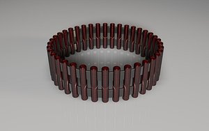 futuristic ring 3D model