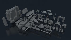 54 LEGO pieces