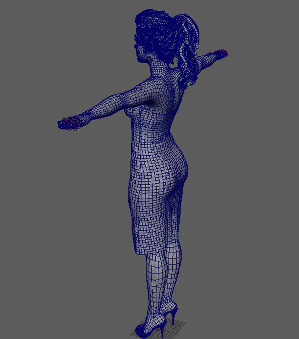 Barbara Palvin Character 3D Model Low-poly 3D Model - TurboSquid 2325365
