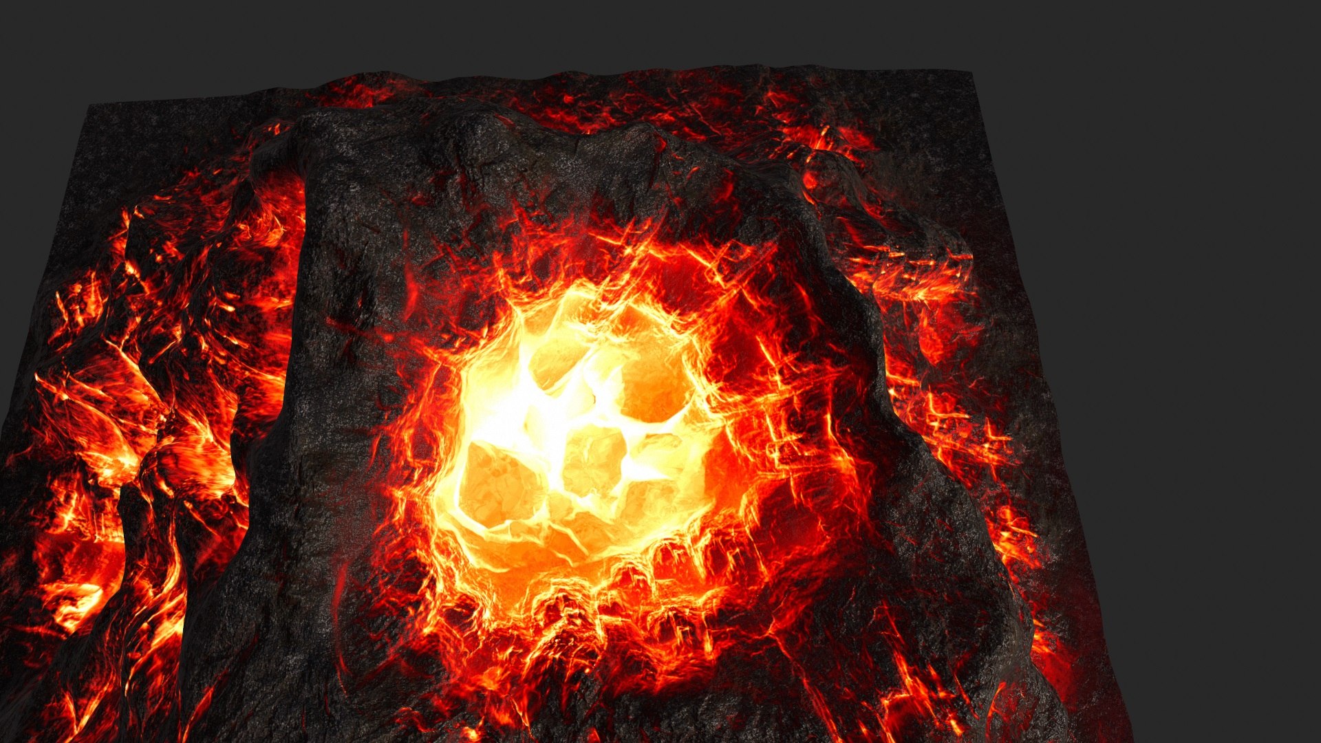 Volcano 3D Model - TurboSquid 1152537