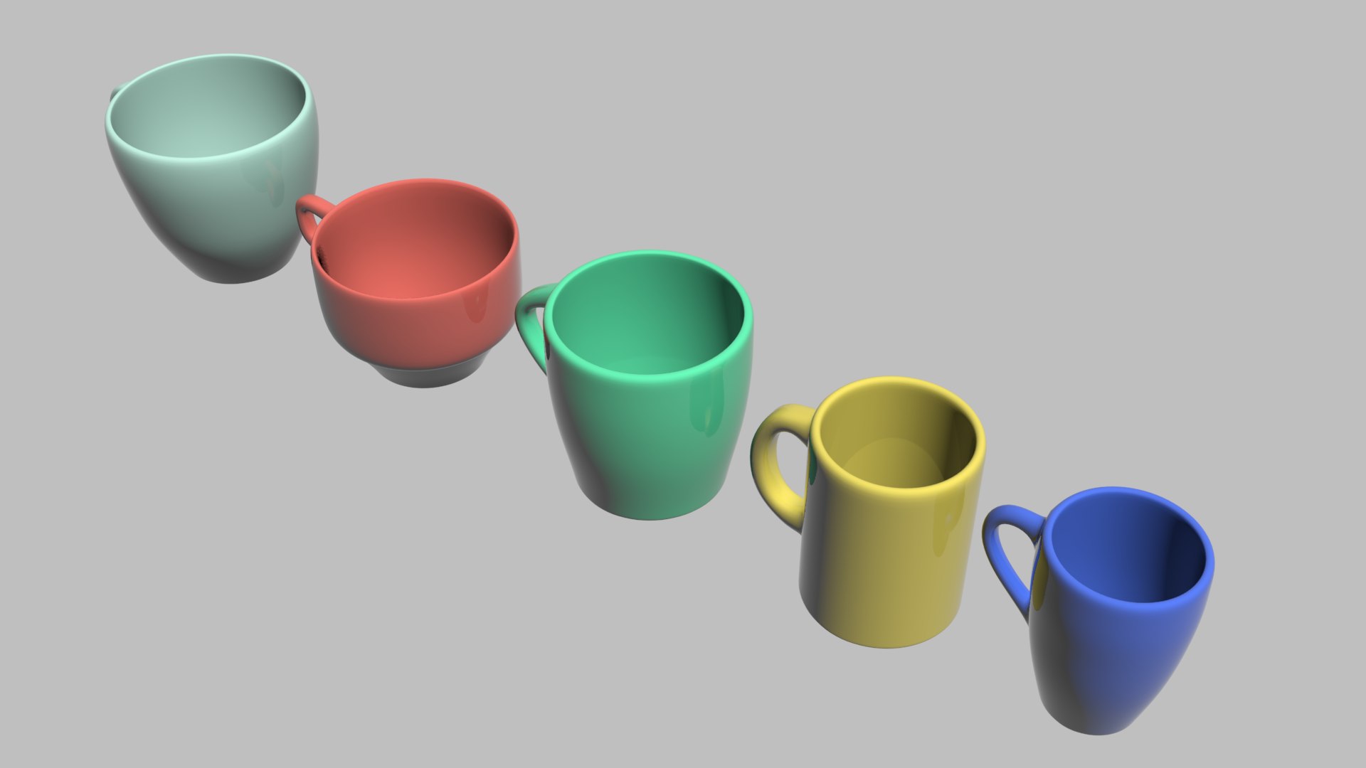 different-cups-pack-3d-model-turbosquid-2088742