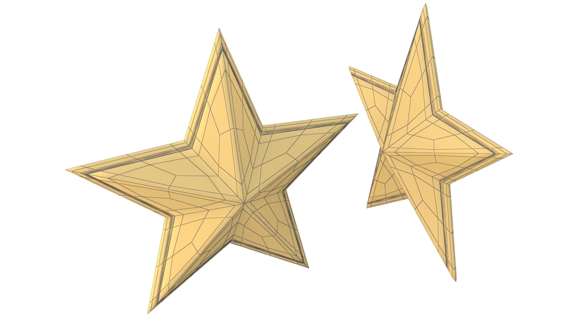 3d Model Silver Star