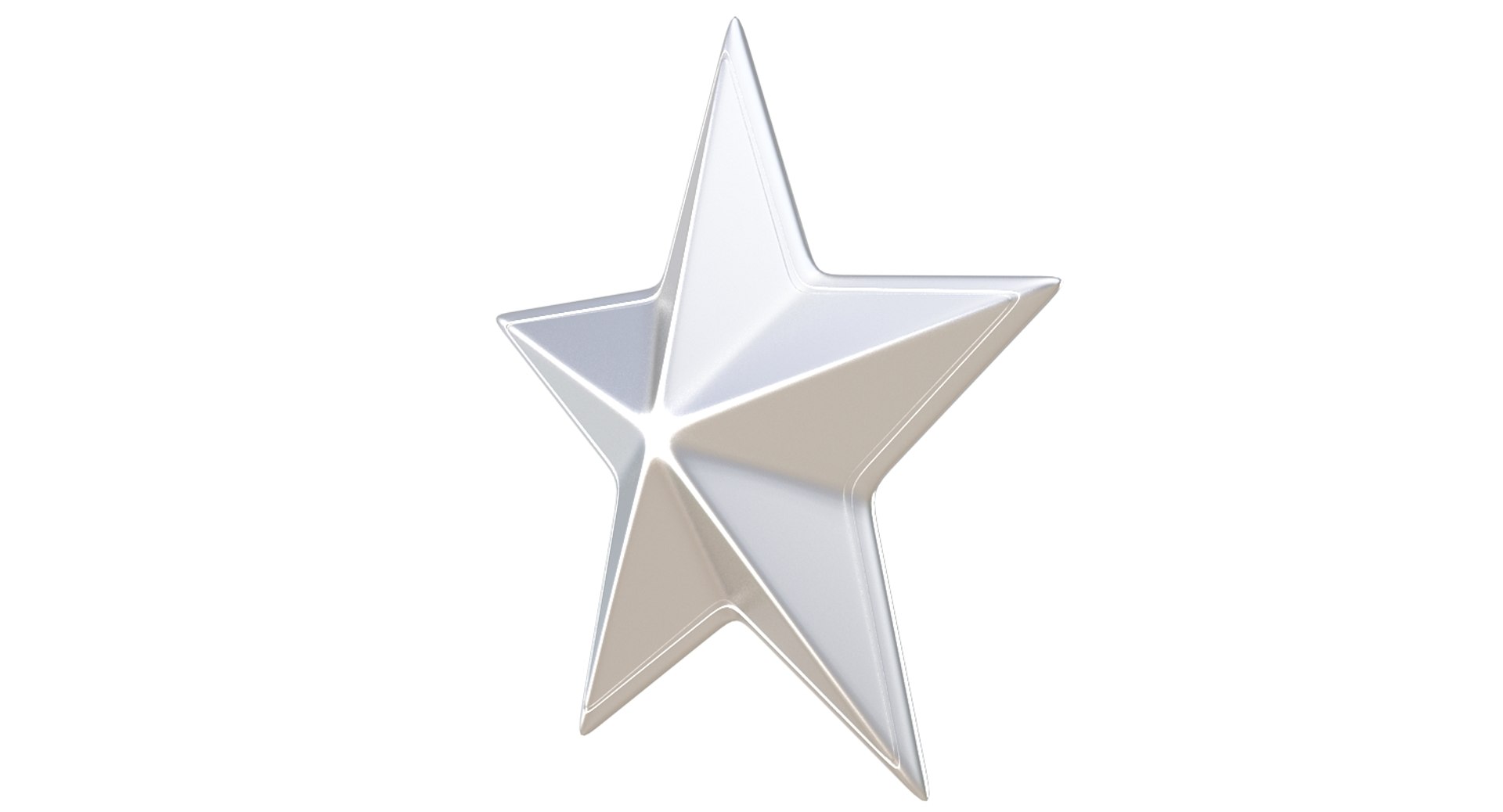 3d Model Silver Star