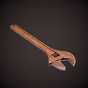 Low Poly Wrench
