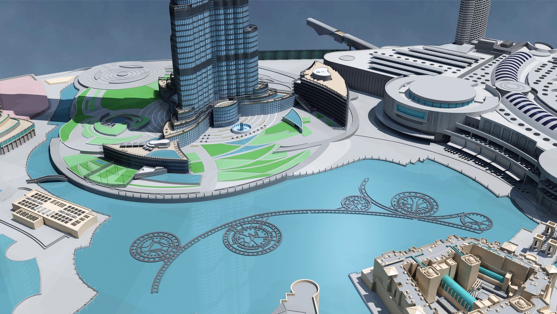 Burj Khalifa Tower 3D Model - TurboSquid 2066883 Burj Khalifa Tower 3D Model - TurboSquid 2066883