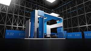 Exhibition Stall Booth 3D model