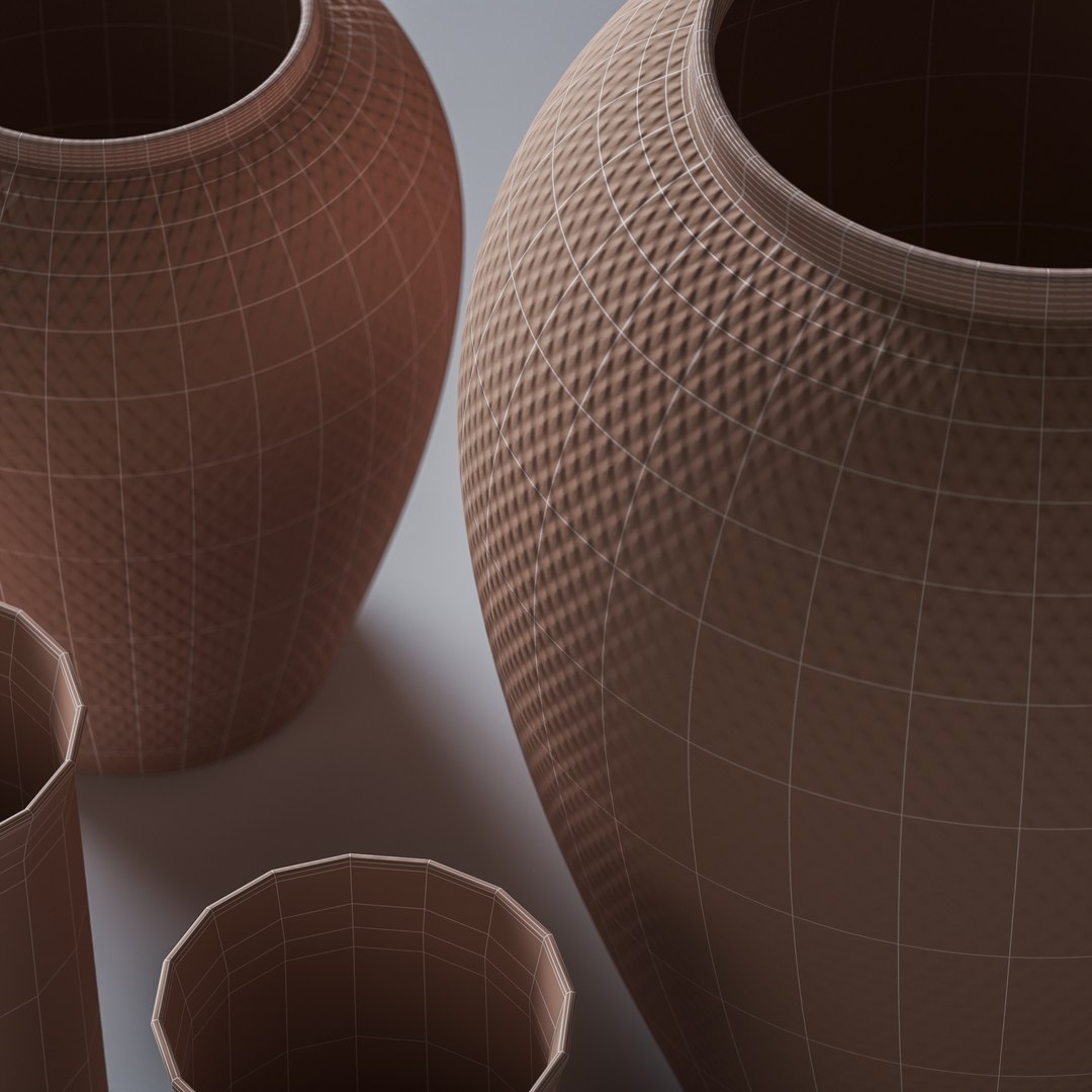 3D Set Vase - TurboSquid 1551220