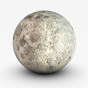 3d moon model