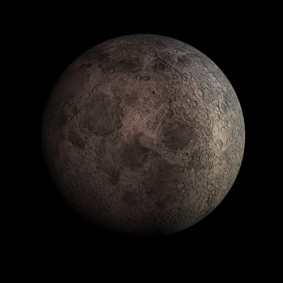 3d Moon Model