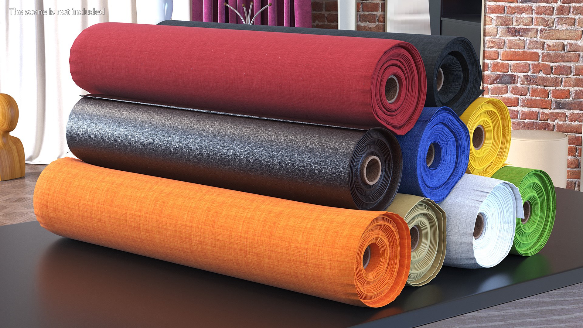 3D Colored Fabric Rolls Collection 3 model https://p.turbosquid.com/ts-thumb/gk/IPweR0/hE/coloredfabricrollscollection33dmodel042/jpg/1712844510/1920x1080/fit_q87/5fc3a973b49b8113e97a84b1f1030b89398a6bca/coloredfabricrollscollection33dmodel042.jpg