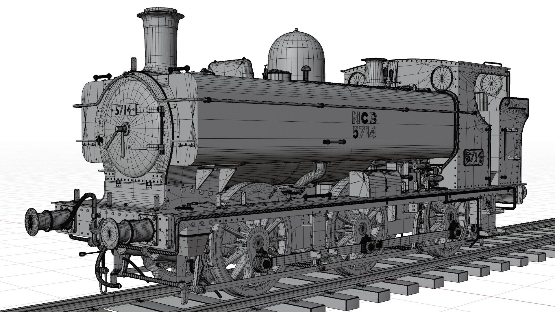 GWR 4700 3D model