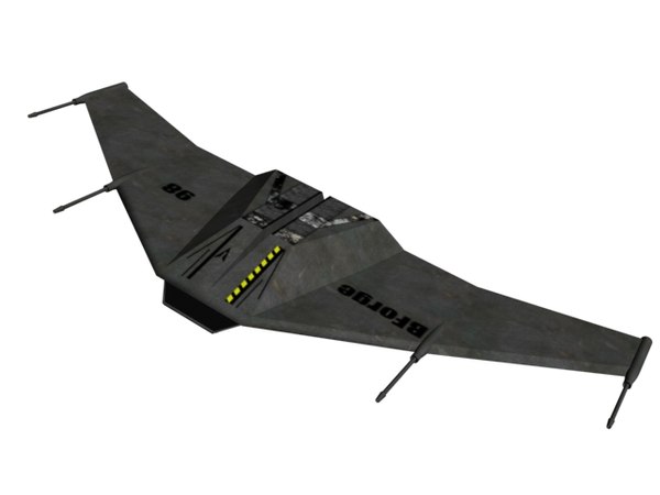 Free Space Fighter 3d Model