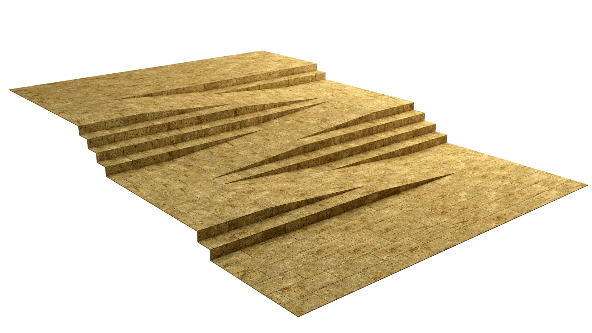 3D Ramp Stairs - TurboSquid 1928173