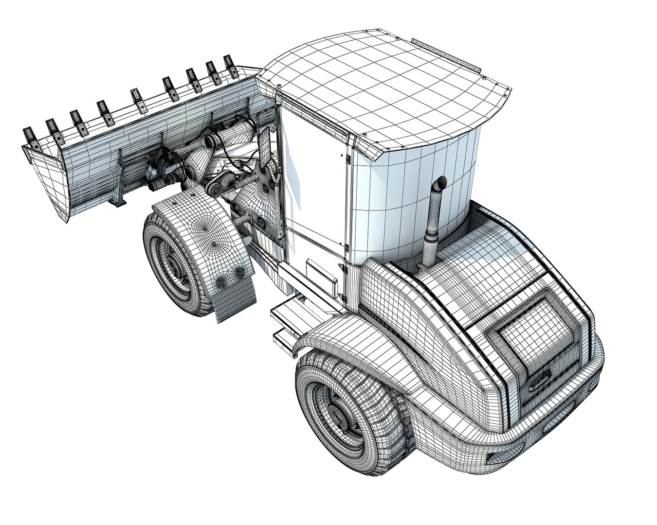 3D model wheel loader - TurboSquid 1234691