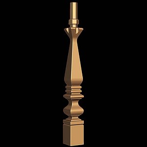(660) Baluster -3d STL model for CNC