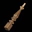 (660) Baluster -3d STL model for CNC