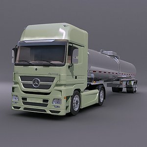 Mercedes Actros with tank
