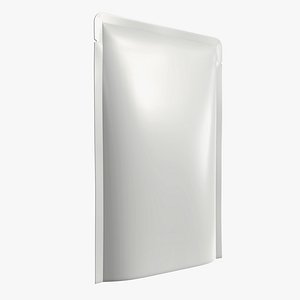 Blank Pet Food Foil Pouch Bag Mock Up 06