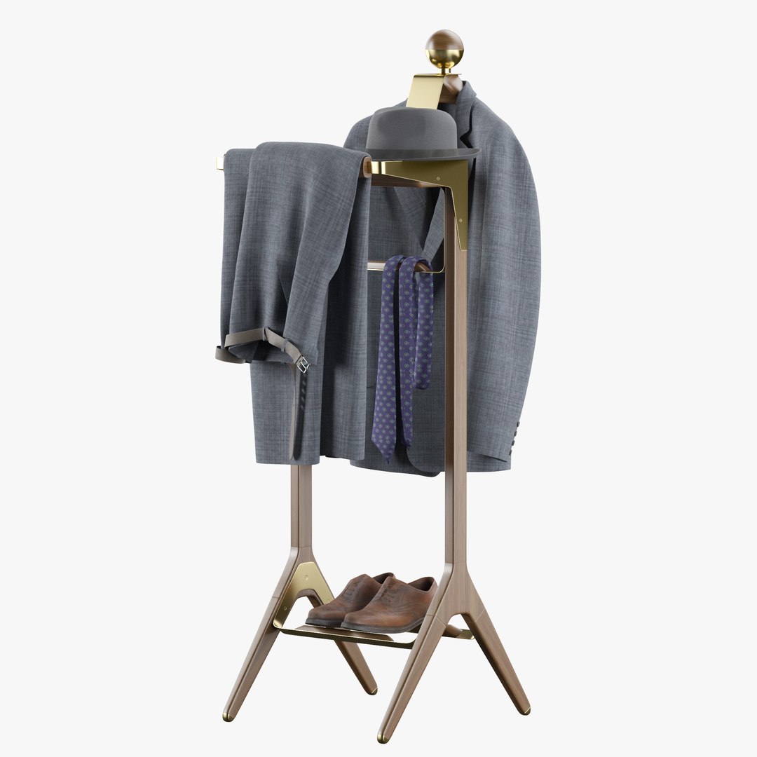 Classical Valet Stand 3D Model - TurboSquid 1377480