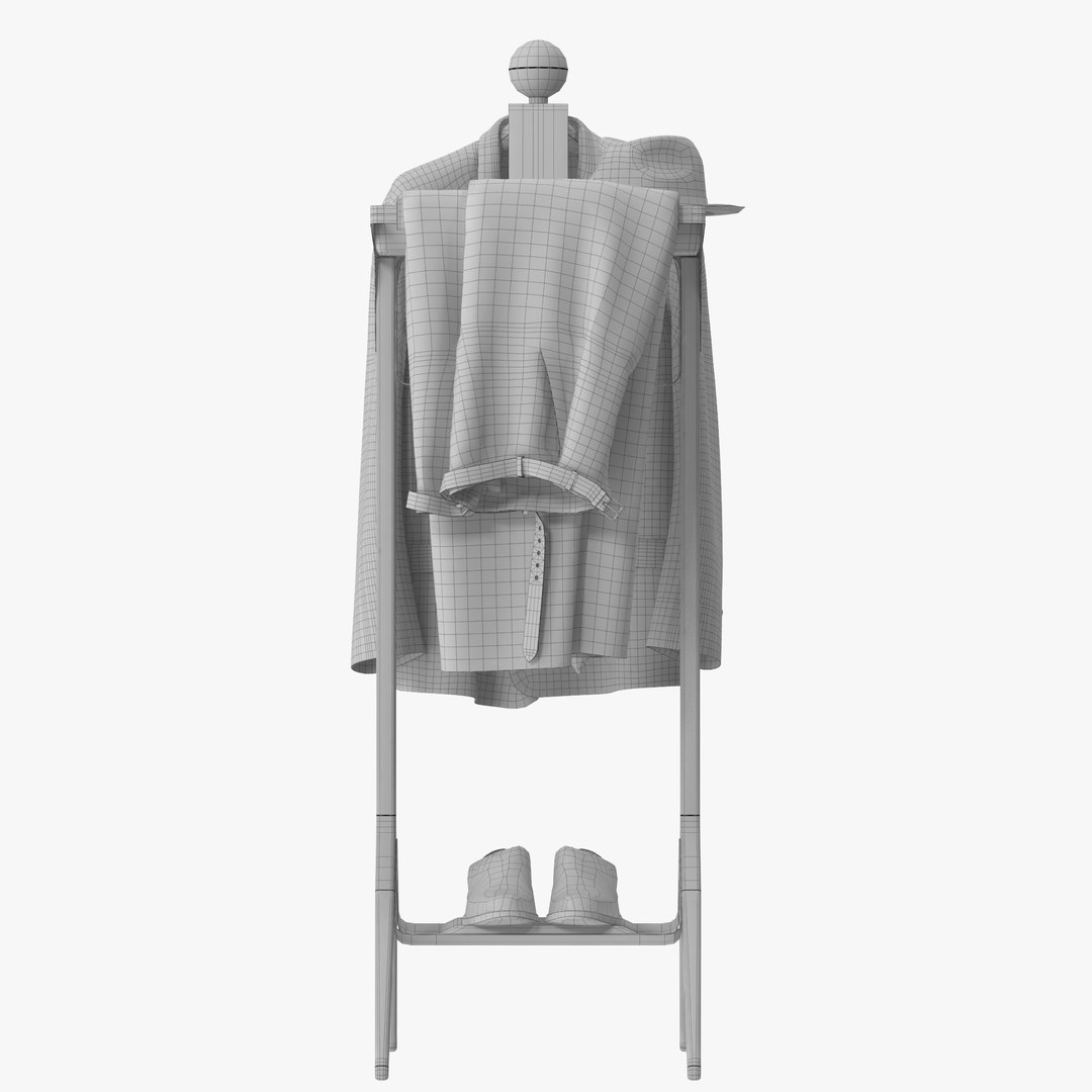 Classical Valet Stand 3D Model - TurboSquid 1377480