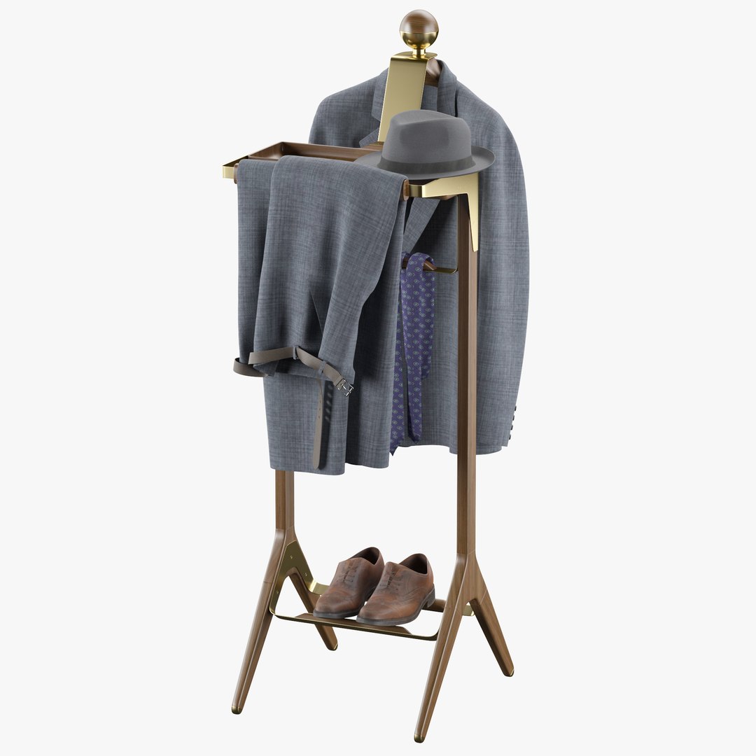 Classical Valet Stand 3D Model - TurboSquid 1377480