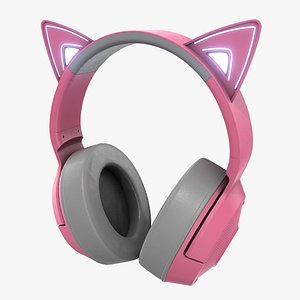 3D Razer Kraken Headphones KIitty V2