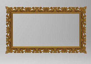 3D frame acanthus leaf