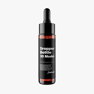 Dropper Bottle 3D model