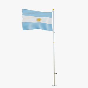 Argentina Flag 3D Models for Download | TurboSquid