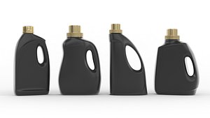 3D Plastic Bottles model