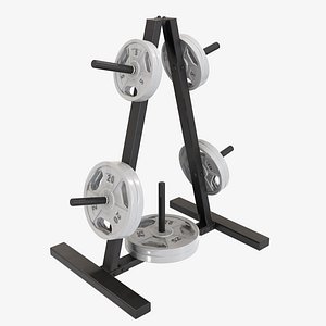 Exercise equipment storage rack