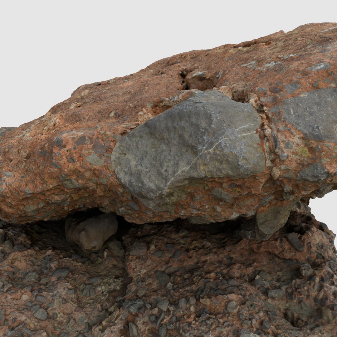 Scan Rock Beach Model - TurboSquid 1545633