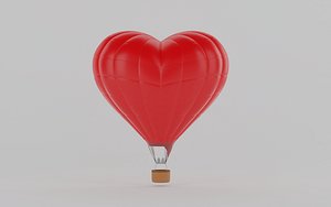 3D model hot air balloon