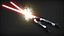 3d starkiller lightsabers model